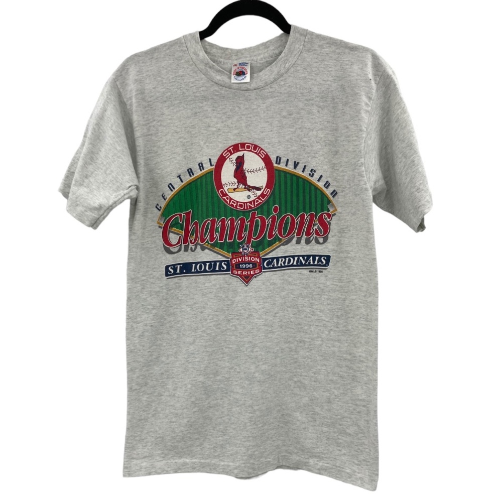 Vintage St Louis Cardinals Champions 1996 Tee Medium